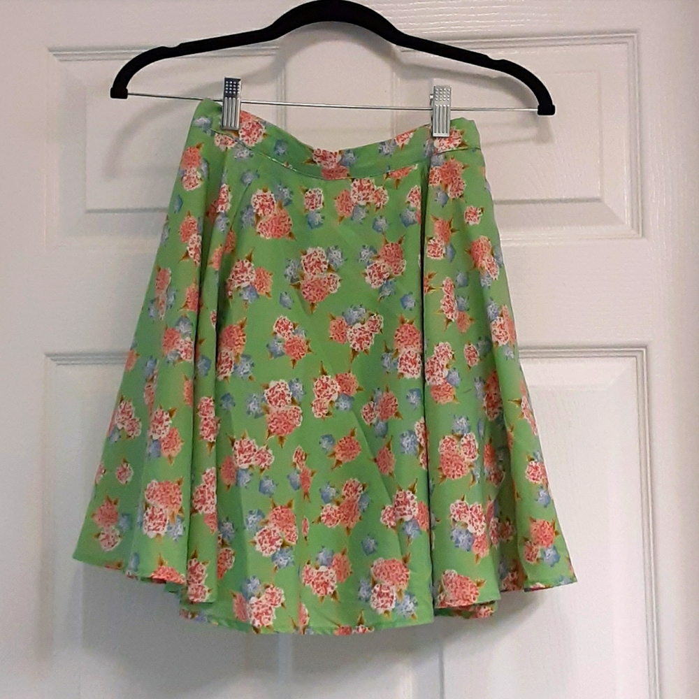 Dainty Floral A-Line Skirt